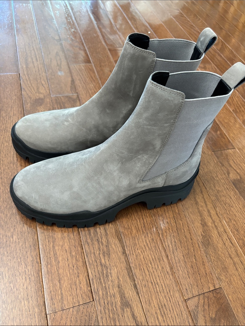 Marc Fisher Gray Suede Chelsea Boot NWOT size 9